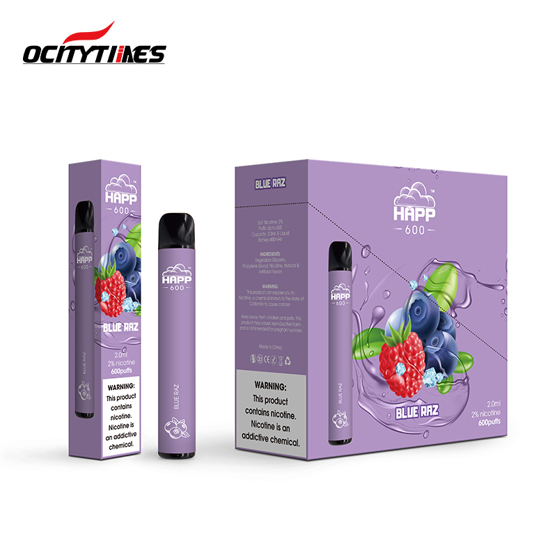 2% nicotine clear 500 puffs disposable vape pod